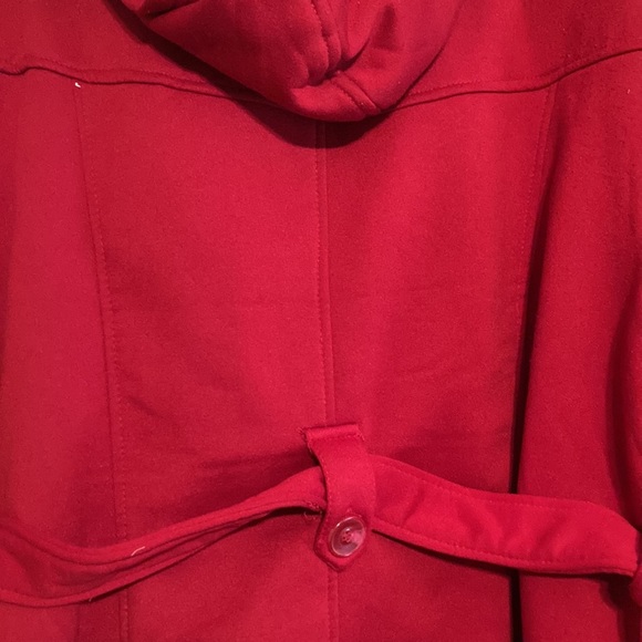 Red double breasted jacket coat New York Yoki - Picture 5 of 5